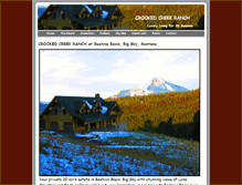 Tablet Screenshot of crookedcreekbigsky.com